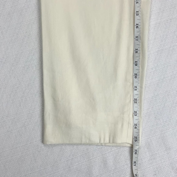 NWT TALBOTS LINEN BLEND CROPPED PANT, MADE IN ITALY.SIZE 6 - Picture 3 of 7